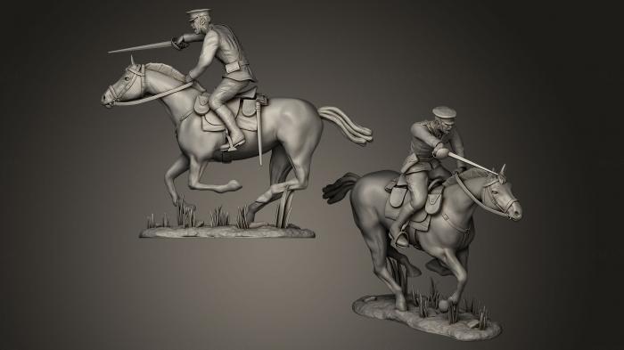 Military figurines (STKW_0005) 3D model for CNC machine